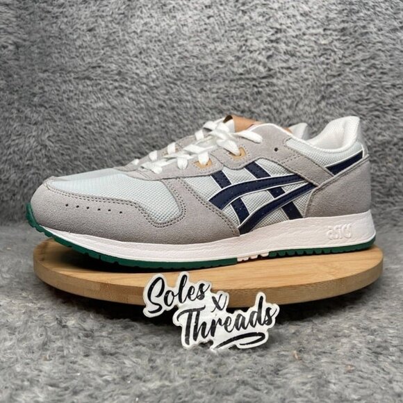 Asics Lyte Classic Sportstyle Sizes Men Glacier Grey Peacoat 1201A477-029 - Picture 5 of 7